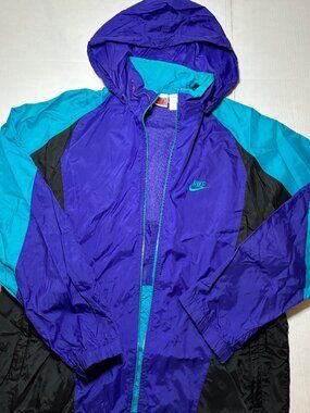 Vintage 90's Nike Windbreaker Jacket Size L